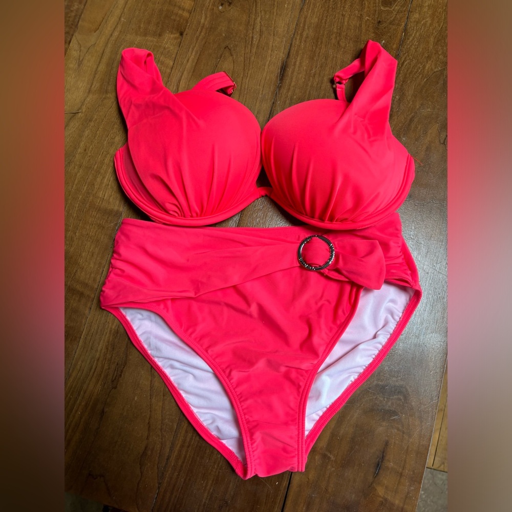 Venus coral bathing suit